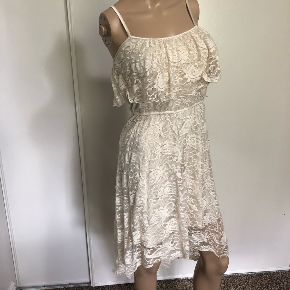 Lace High Low Dress